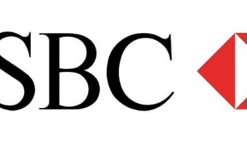 BAM Agency The image features the HSBC logo, with HSBC written in elegant black serif font next to a geometric red and white symbol composed of triangles and a hexagon, underscoring the banks brand identity amidst an awareness campaign for HSBC Youth. BAM Agency