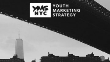 BAM Agency Black and white image of a city skyline with a bridge in the foreground. A logo reading BAM Agency NYC Youth Marketing Strategy graces the top center. The Big Apples iconic One World Trade Center stands majestically in the background. BAM Agency