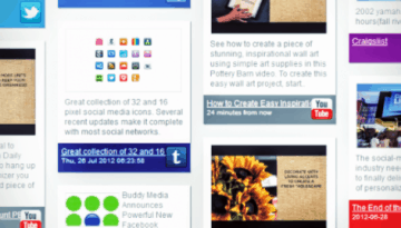 BAM Agency A collage of social media posts showcases diverse content, subtly integrating dos and donts. Text snippets discuss events and apps, alongside images of buildings, food, and a mobile phone. Colorful buttons and icons for sharing and commenting are prominently featured. BAM Agency